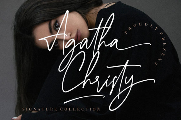 Agatha Christy: A Romantic Script Typeface for Digital Branding