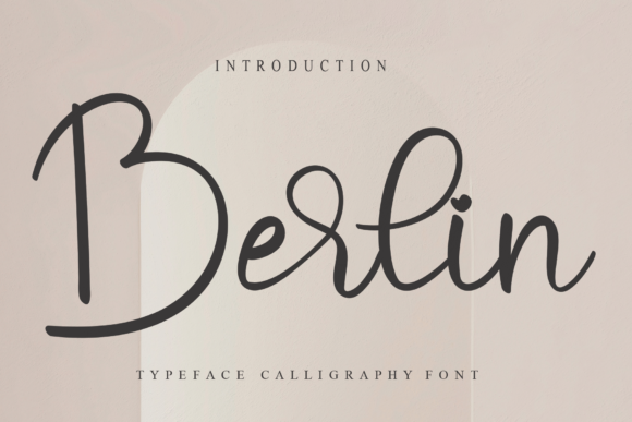 Berlin Handwritten Font for Crafters & Sellers