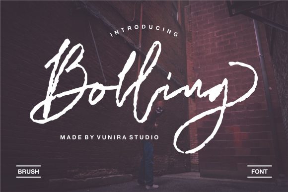 Bolling: A Handwritten Font for Editorial Design