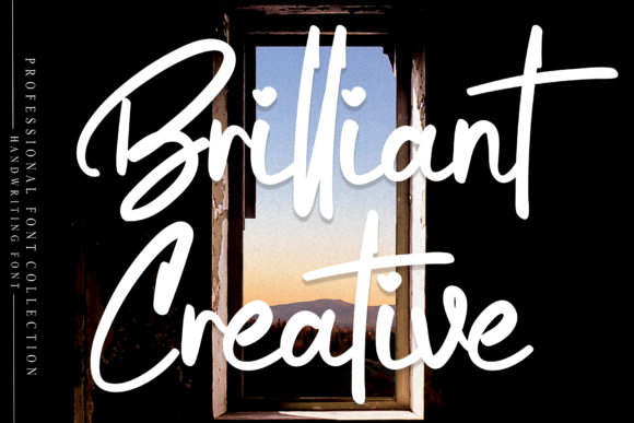 Brilliant Creative: Elevating Campaigns with a Luxurious Handwritten Font