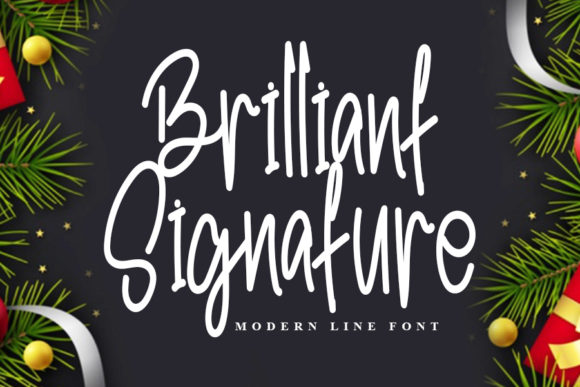 Brilliant Signature: A Handwritten Font That Feels Like a Quiet Conversation