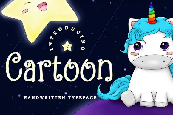 Cartoon Font for Handmade Creations