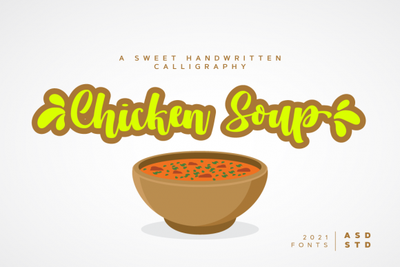 Chicken Soup Font for Editorial Design and Content Creation