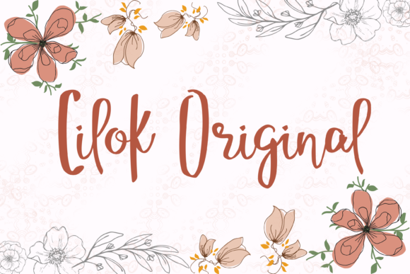 Cilok Original Font for Handmade Creations