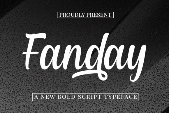 Fanday Font for Handmade Projects