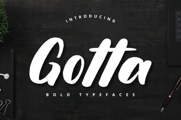 Gotta Handwritten Font for Joyful Craft Projects