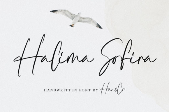 Halima Sofira: A Handwritten Font That Makes Your Campaign Feel Human