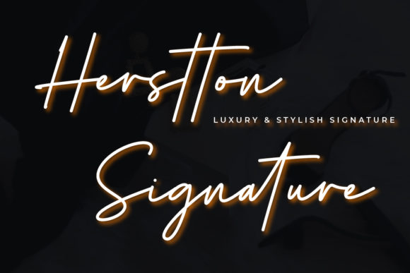 Herstton Signature: A Script Font That Elevates Handmade Creations