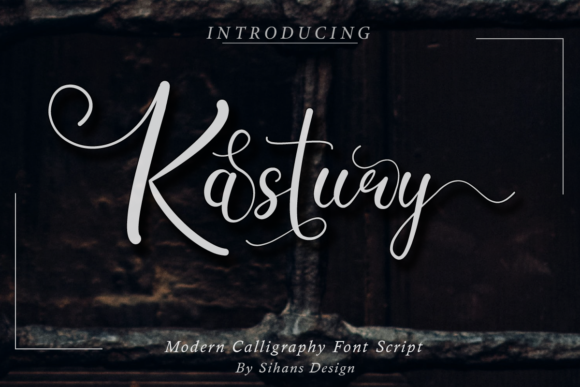 Kastury: A Handwritten Font for Timeless Editorial Design