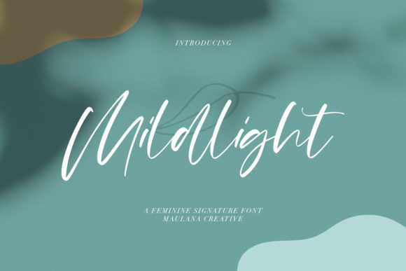 Mildlight Script Font for Handmade Creations