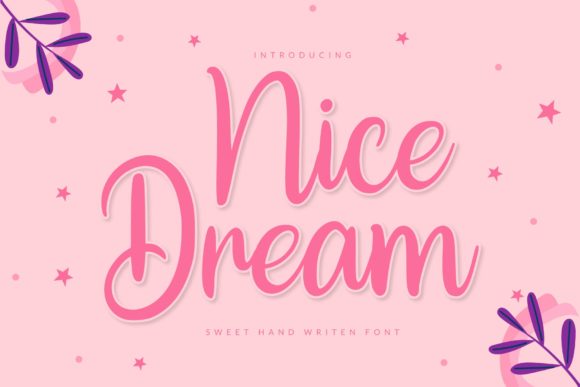 Nice Dream Font for Web Design and Branding
