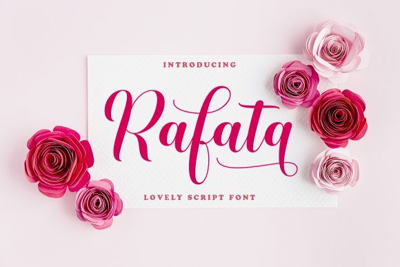 Rafata: A Sweet Script Font for Web Design