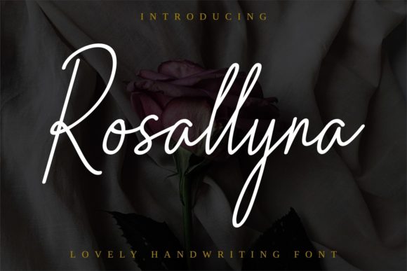 Rosallyna: A Refined Script Font for Thoughtful Editorial Design