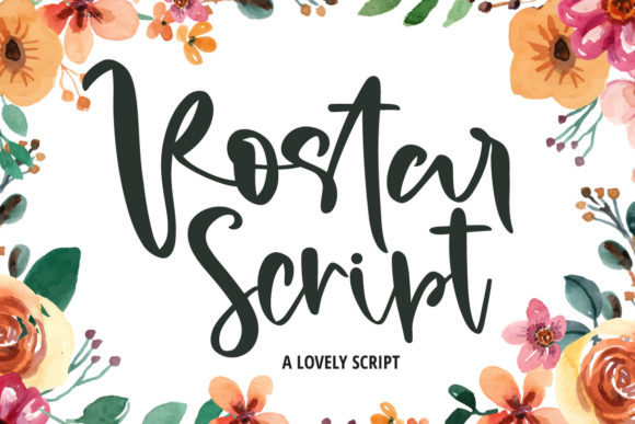 Rostar: A Delicate Handwritten Font for Polished Branding