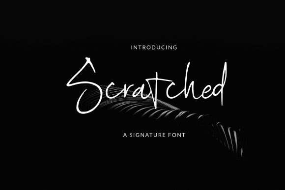 Scratched: A Luxurious Handwritten Font for Branding Projects