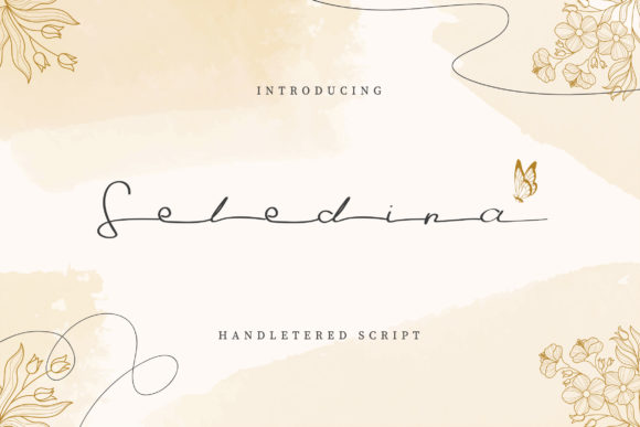 Seledina: A Delicate Handwritten Font for Digital Branding