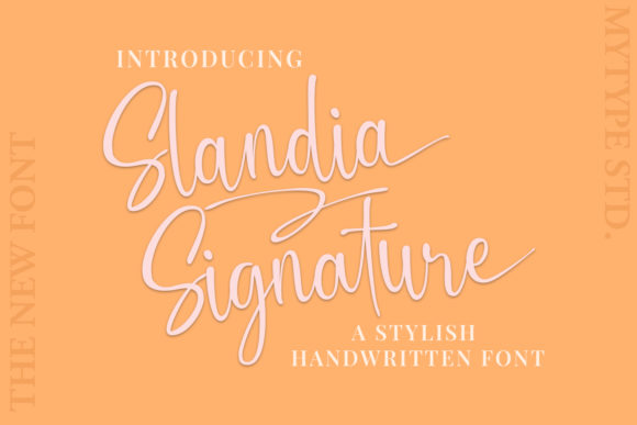 Slandia Signature: A Timeless Handwritten Font for Creative Projects