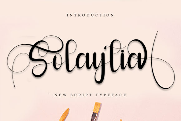 Solaytia: A Handwritten Font for Bold Editorial Design