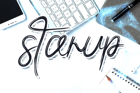 Starup: A Minimal Handwritten Font for Modern Web Design