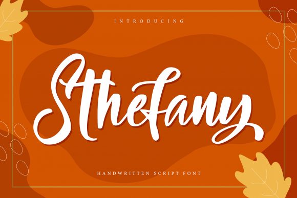 Sthefany: A Handwritten Script Font for Web Design