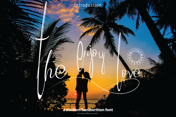The Enjoy Love: A Handwritten Font That Adds Personality to Branding