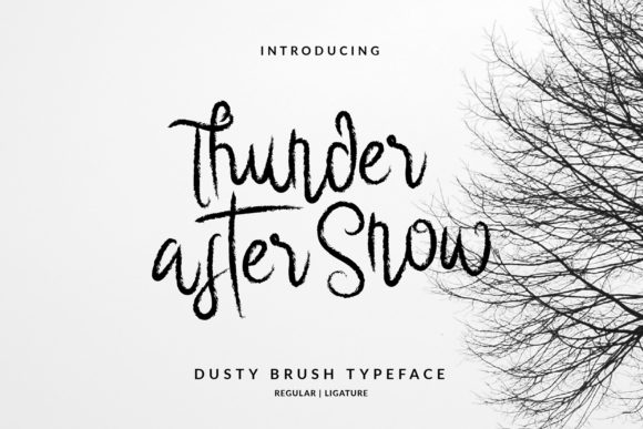 Thunder After Snow Font Review: Playful and Joyful Typography