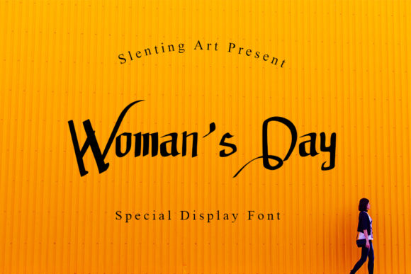 Woman s Day Font for Professional Branding